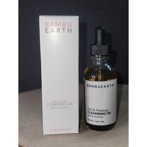 Bambu Earth Cleansing Oil Full Size 1.8 oz~NEW